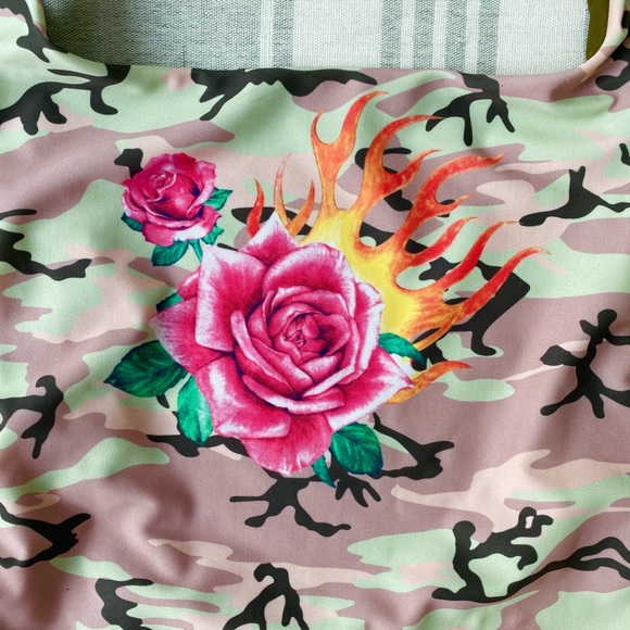 Andi Rose Shoulder Ties One-Piece | Wildfox - Picture 3 of 6